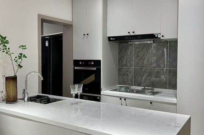 High-Floor 2BR Apartment near South Xizang Rd Metro (L4/L8)