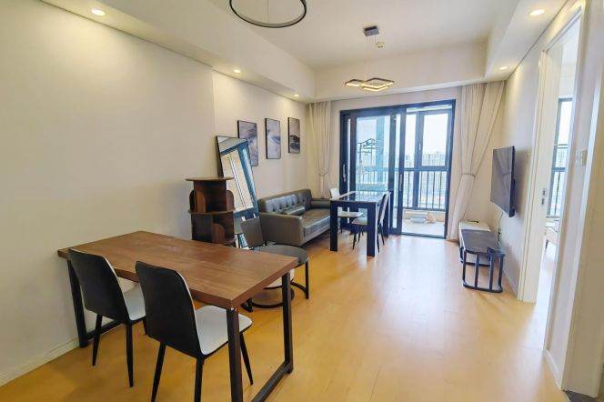 High-Floor 1BR Apartment near Oriental Sports Center Metro (L6/L8/L11)