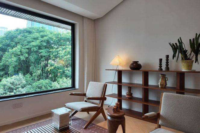 Spacious High-Ceiling 2BR Heritage Apartment near Nanjing Xi Lu with Green View (L2/L12/L13)