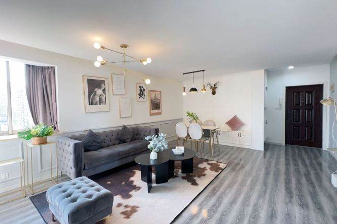 Bright 2BR Apartment near Dapuqiao Metro (L9)