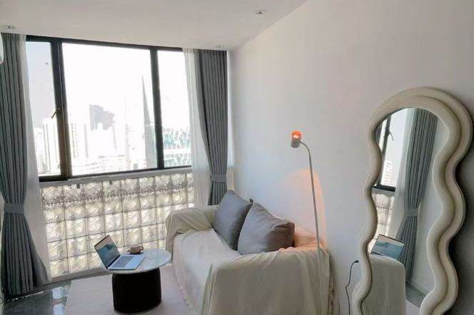 High-Floor Bright Modern 1BR Apartment near Caoyang Road Metro (L3/L4/L11/L13/L14)