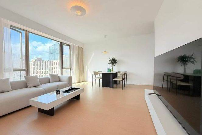 High-Floor Modern 1BR Apartment at Yunhe Garden with Floor-to-Ceiling Windows