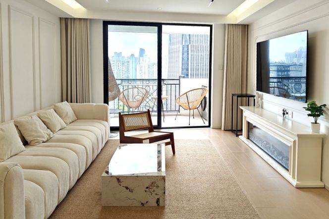 High-Floor Spacious Bright Modern 2BR Apartment at Hanlin Mansion