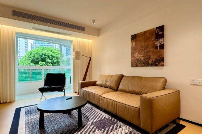 Spacious Bright 1BR Apartment near Longde Rd Metro with Green View (L11/L13/L14)