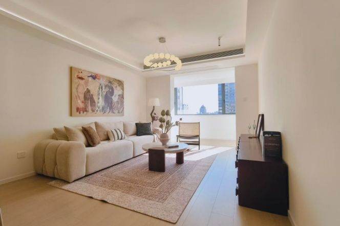 High-Floor Spacious 2BR Apartment near Dapuqiao Metro (L9)