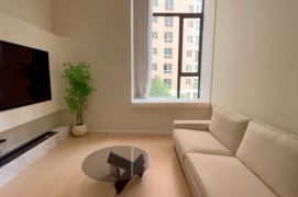 Open-Layout 2BR Apartment in Jing'an with Floor-to-Ceiling Windows