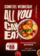 Wednesday All you Can Eat Schniztel 