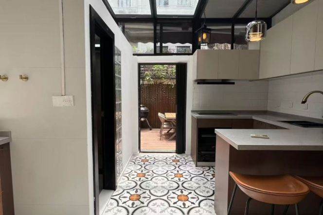 1BR Lane House in Old Xuhui with Private Garden (L9/L12)