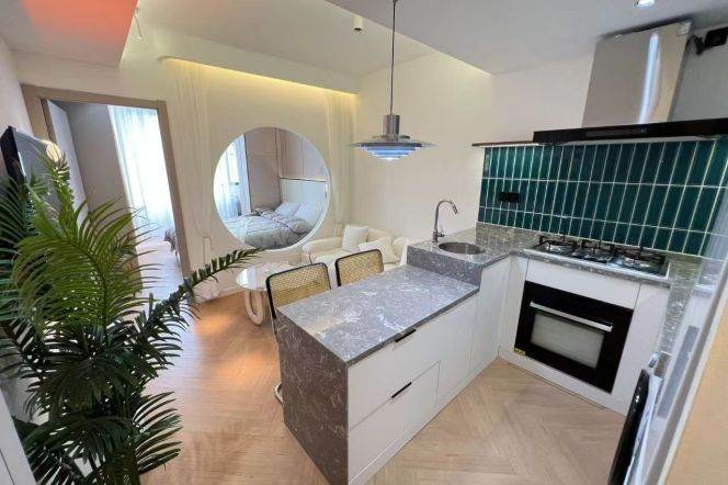 Modern Bright 1BR Apartment near Jing'an Temple (L2/L11)