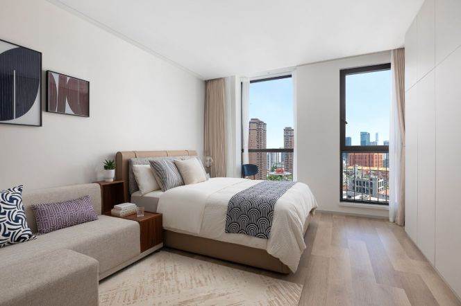 Short-Term 1BR Serviced Apartment near Zhongxing Rd Metro (L3/L4/L8)