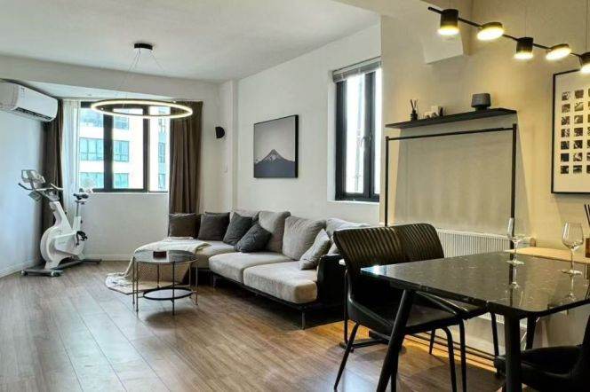 Spacious 1BR Apartment in Jing'an (L2/L12/L13)