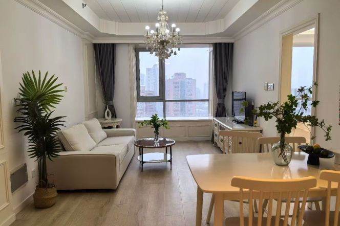 High-Floor 1BR Apartment near Dapuqiao Metro (L9)
