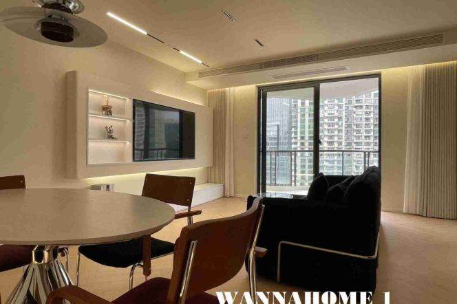2BR Apartment in Jing'an with Floor-to-Ceiling Windows (L1/L12/L13)