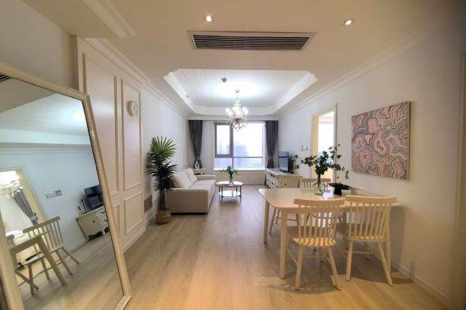 High-Floor 1BR Apartment near Dapuqiao Metro (L9)