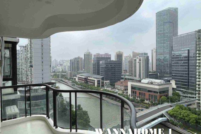 2BR Apartment in Jing'an with Floor-to-Ceiling Windows (L1/L12/L13)