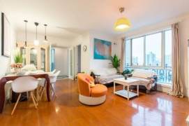 High-Floor 2BR Apartment near Dong'an Rd Metro (L4/L7)