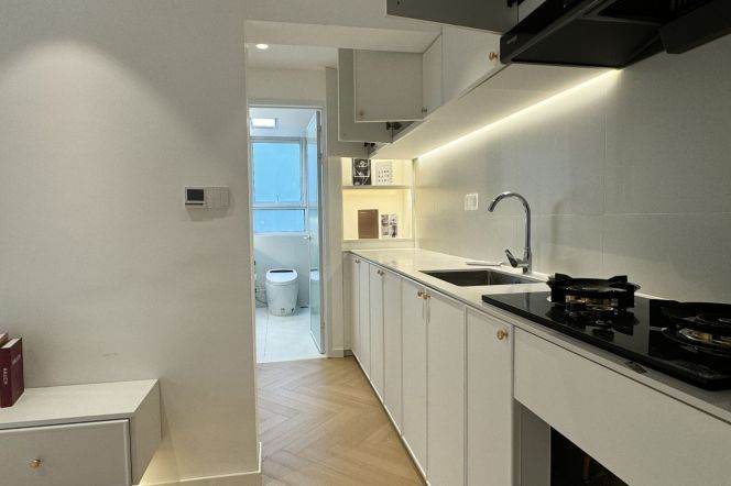 Spacious 1BR Apartment near Longde Rd Metro with Floor-to-Ceiling Windows (L11/L13)