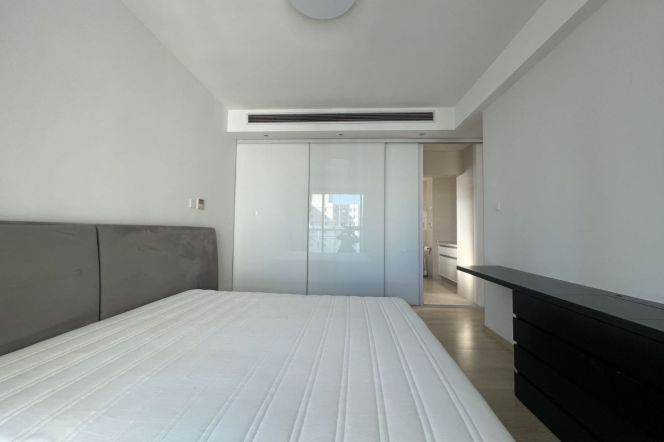 Spacious 2BR Apartment near Jing'an Temple with Floor-to-Ceiling Windows