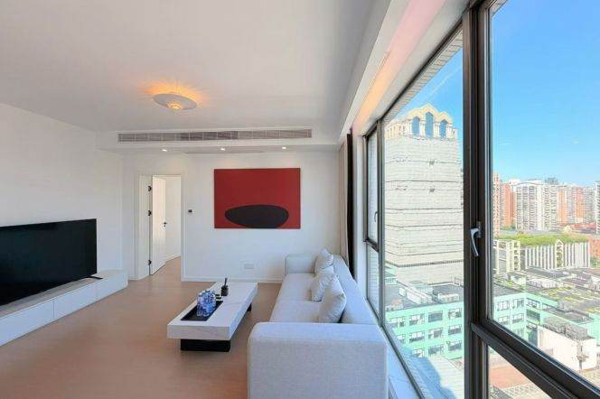 High-Floor 1BR Apartment at Yunhe Garden with Floor-to-Ceiling Windows