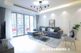 Spacious 3BR Apartment at One Block with Floor-to-Ceiling Windows (L1/L13)