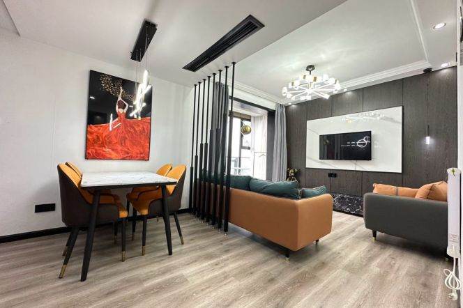 1BR Apartment near Yuanshen Sports Center Metro (L14)