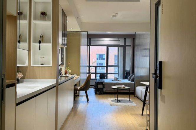 1BR Serviced Apartment near Qi'an Road Metro