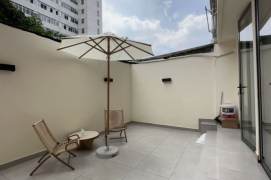 1BR Apartment near Shanghai Indoor Stadium Metro with Terrace (L1/L4)