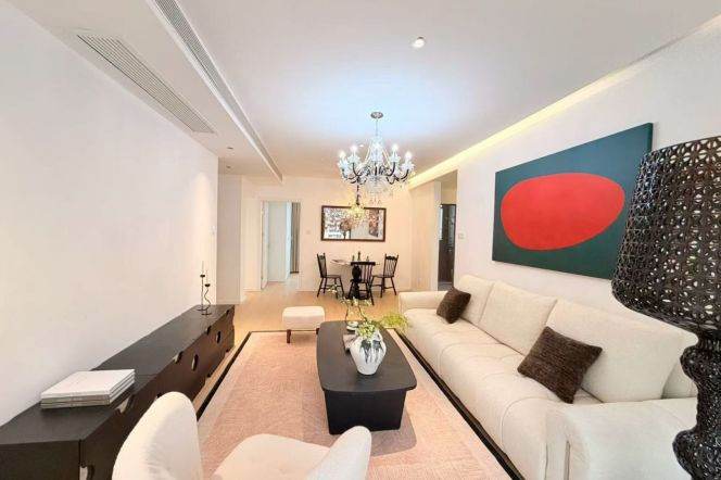 2BR Apartment near Wuzhong Road Metro with Floor-to-Ceiling Windows (L15)