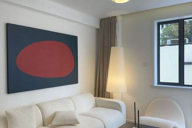 1BR Apartment near Shanghai Indoor Stadium Metro with Terrace (L1/L4)