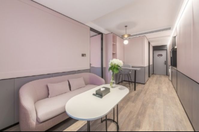 Short-Term 1BR Serviced Apartment near Shanghai Swimming Center Metro (L3/L11)