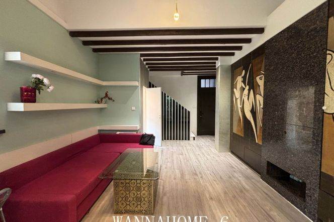 Spacious 1BR Heritage Apartment near Nanjing Xi Lu with Terrace (L2/L12/L13)
