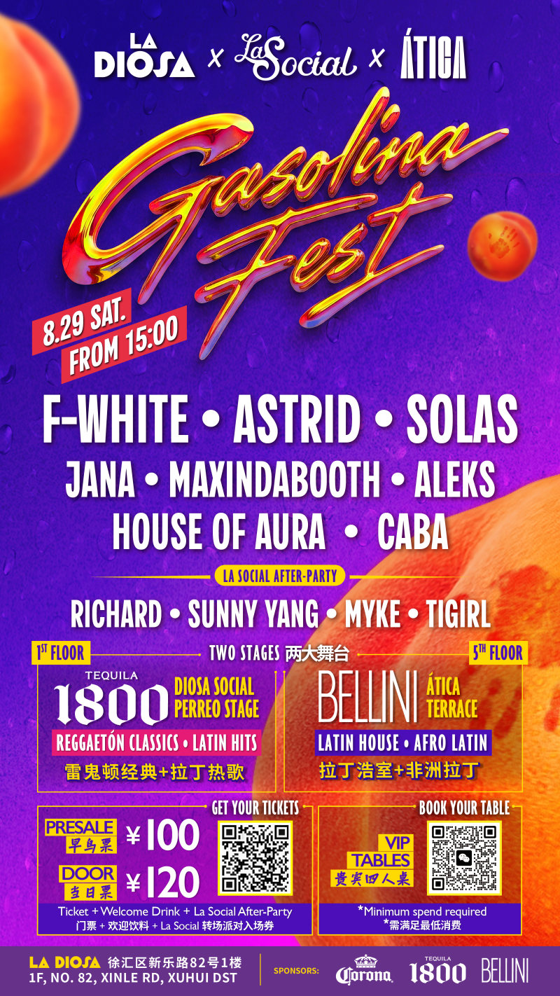 GASOLINA Fest (Reggaetón, Latin Hits, Latin House)