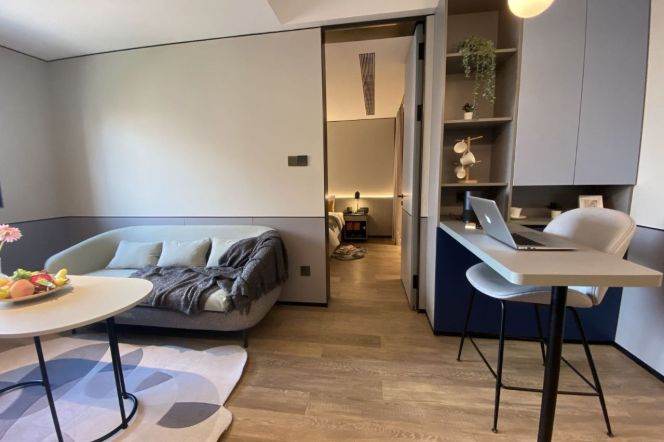 Short-Term 1BR Serviced Apartment near Shanghai Swimming Center Metro (L3/L11)