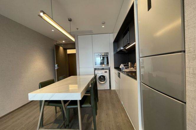 Short-Term 2BR Serviced Apartment near Luoxiu Road Metro (L15)