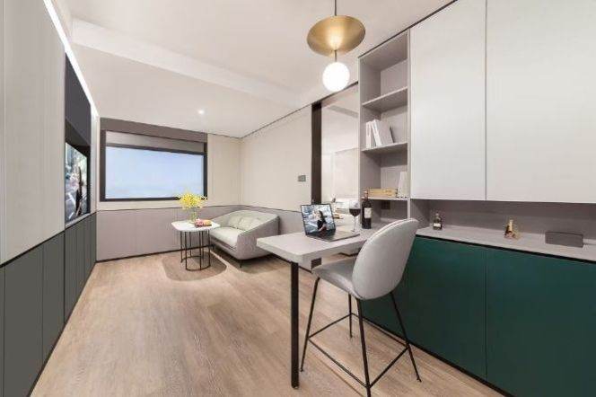 Short-Term 1BR Serviced Apartment near Shanghai Swimming Center Metro (L3/L11)