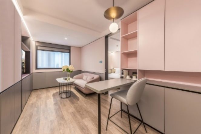 Short-Term 1BR Serviced Apartment near Shanghai Swimming Center Metro (L3/L11)