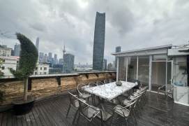 Spacious 4BR Apartment in North Bund with Terrace (L12)