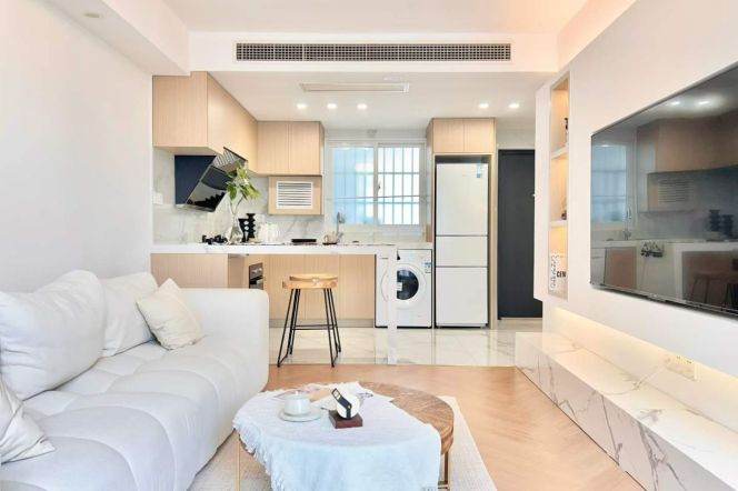 Spacious 1BR Apartment near Shanghai Indoor Stadium Metro (L1/L4)