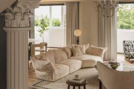 High-Floor Spacious 4BR Apartment near Jiangsu Rd Metro with Floor-to-Ceiling Windows (L2/L11)