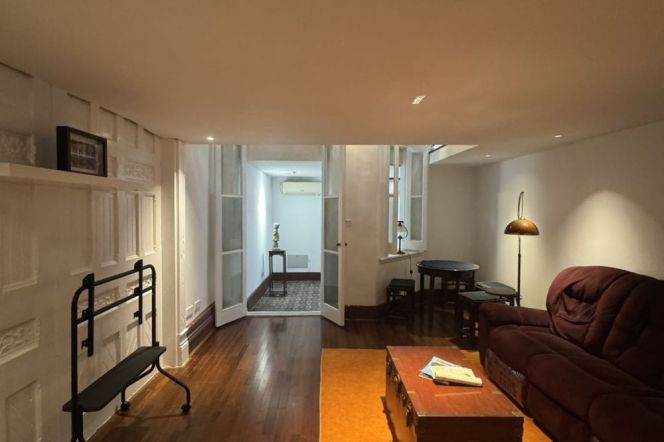 Spacious 1BR Lane House near Nanjing Xi Lu with Terrace (L2/L12/L13)