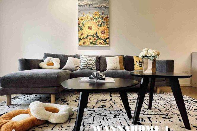 Spacious 2BR Apartment in Jing'an with Outstanding View (L2/L12/L13)