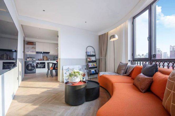 High-Floor 2BR Serviced Apartment near Shanghai International Studies University (Hongkou Campus) with Outstanding View (L3/L4/L8)