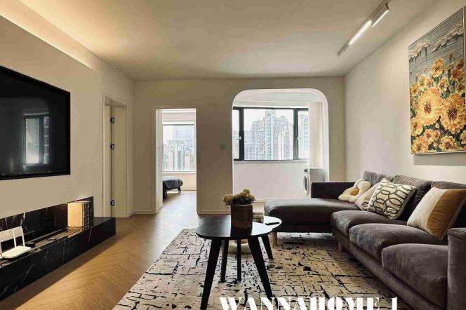 Spacious 2BR Apartment in Jing'an with Outstanding View (L2/L12/L13)