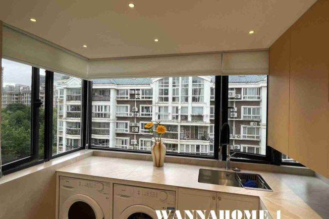 Spacious 2BR Apartment in Gubei with Floor-to-Ceiling Windows (L10/L15)