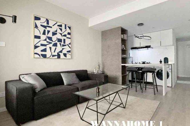 1BR Apartment near Changping Rd Metro (L7)