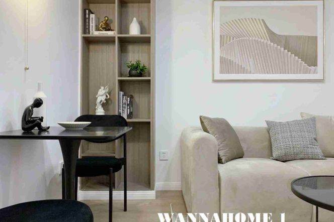 1BR Apartment near West Yan'An Rd Metro with Floor-to-Ceiling Windows (L3/L4)