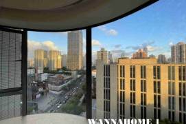 Spacious 1BR Apartment in Jing'an with Outstanding View (L7)