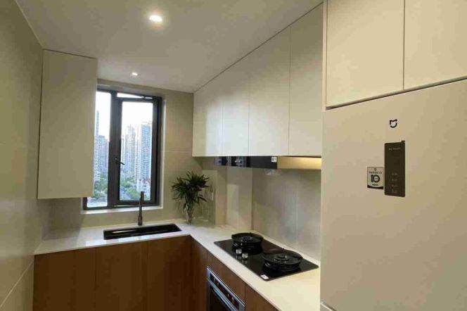 Spacious 1BR Apartment in Jing'an with Outstanding View (L7)