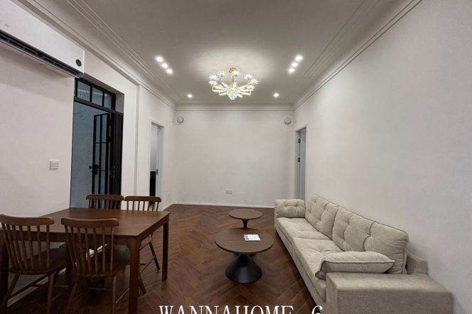 2BR Apartment near South Shaanxi Rd Metro with Terrace (L1/L10/L12/L13)