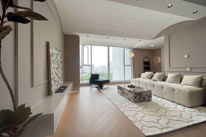 Spacious 2BR Apartment in Xujiahui with Floor-to-Ceiling Windows (L1/L9/L11)